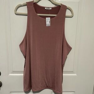 Maurice’s edgely satin tank pink-mauve size 2X New